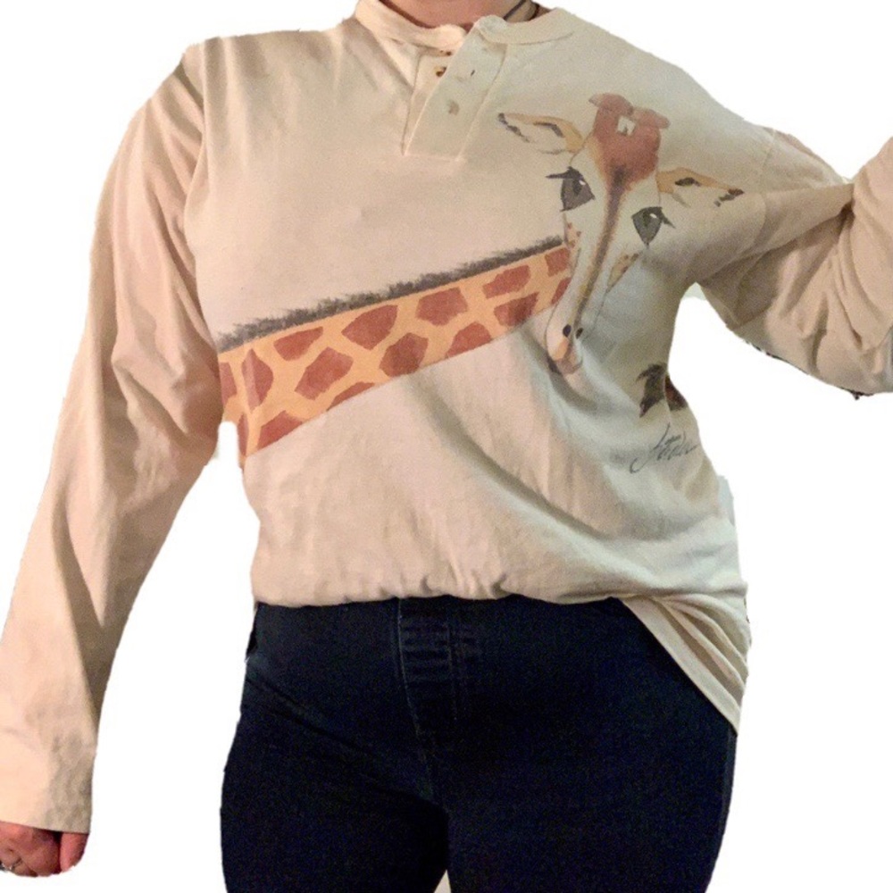 Vintage Giraffe Long Sleeve